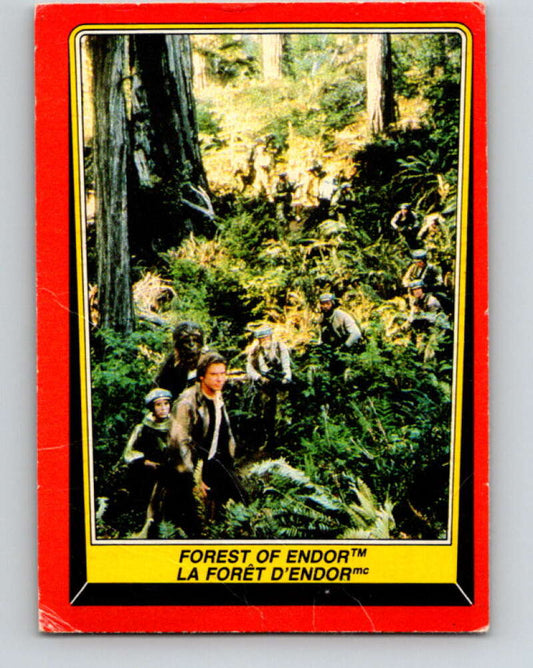 1983 OPC Star Wars Return Of The Jedi #68 Forest of Endor   V42457