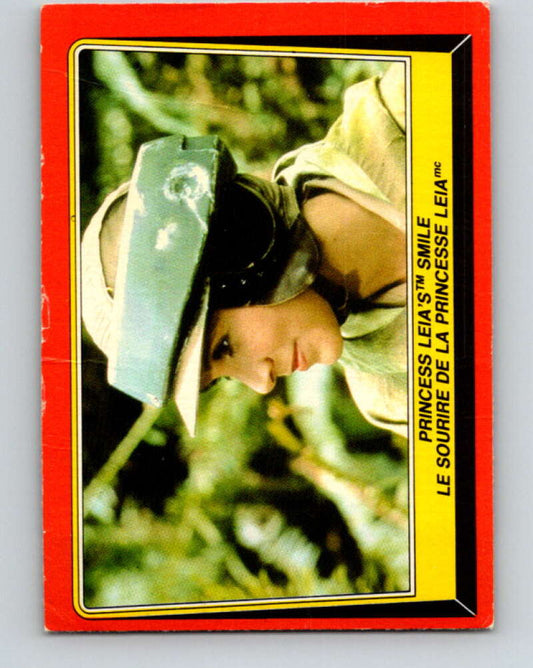 1983 OPC Star Wars Return Of The Jedi #73 Princess Leia's Smile   V42479