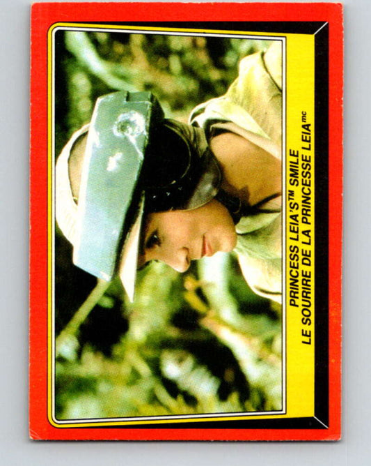 1983 OPC Star Wars Return Of The Jedi #73 Princess Leia's Smile   V42481