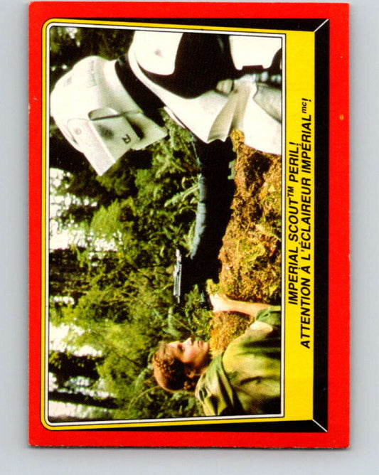 1983 OPC Star Wars Return Of The Jedi #75 Imperial Scout Peril   V42485