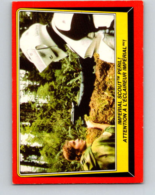 1983 OPC Star Wars Return Of The Jedi #75 Imperial Scout Peril   V42487