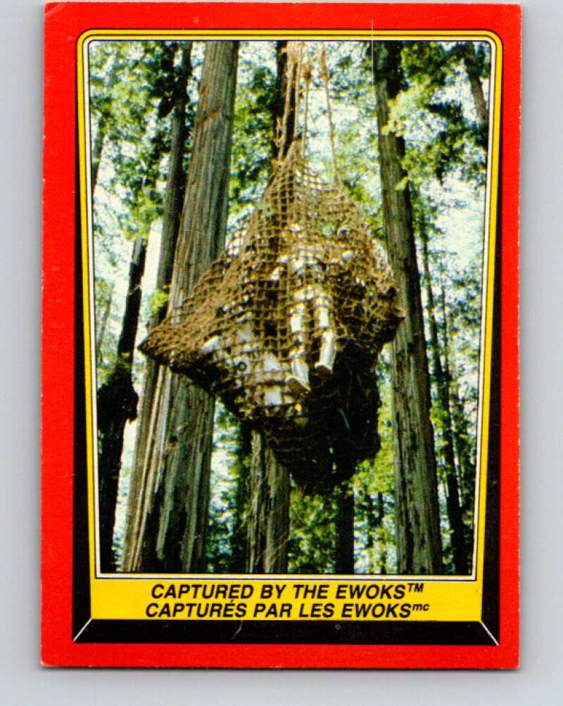 1983 OPC Star Wars Return Of The Jedi #78 Captured by the Ewoks   V42497