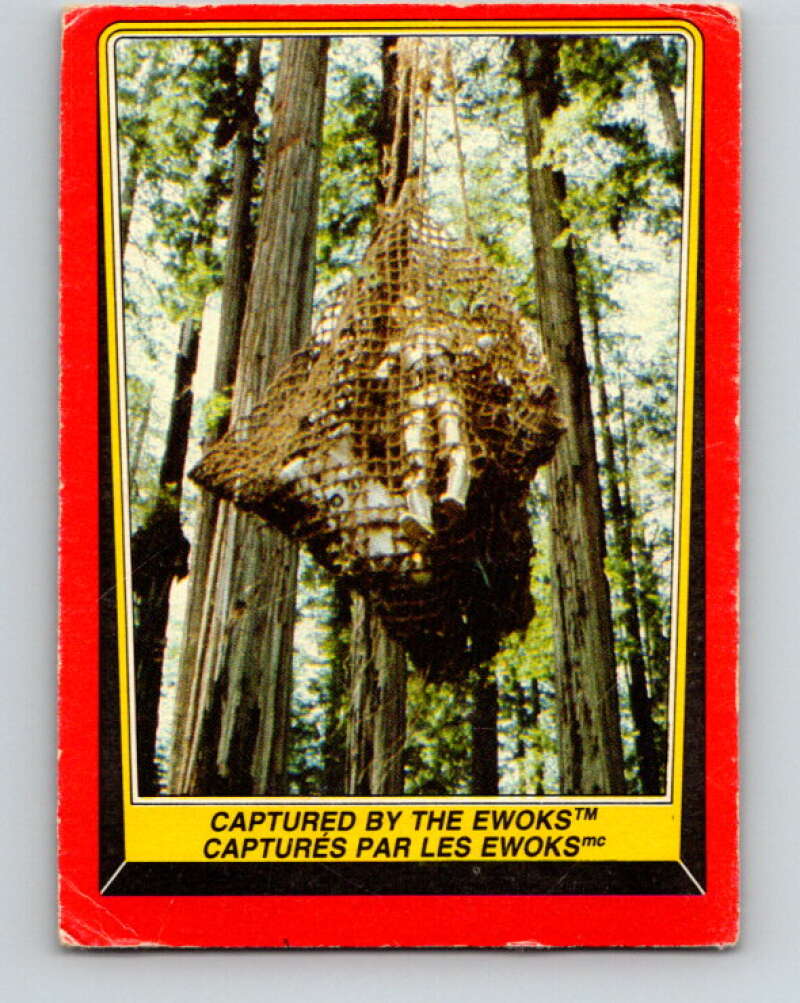 1983 OPC Star Wars Return Of The Jedi #78 Captured by the Ewoks   V42498