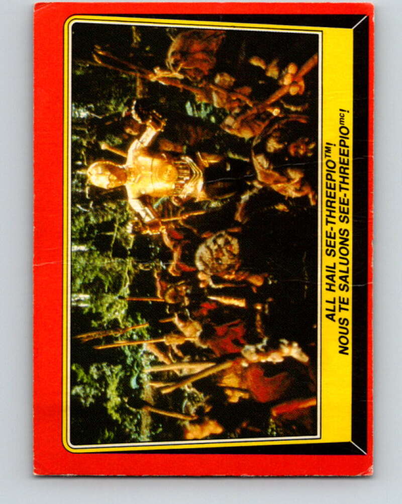 1983 OPC Star Wars Return Of The Jedi #80 All Hail See-Threepio   V42505