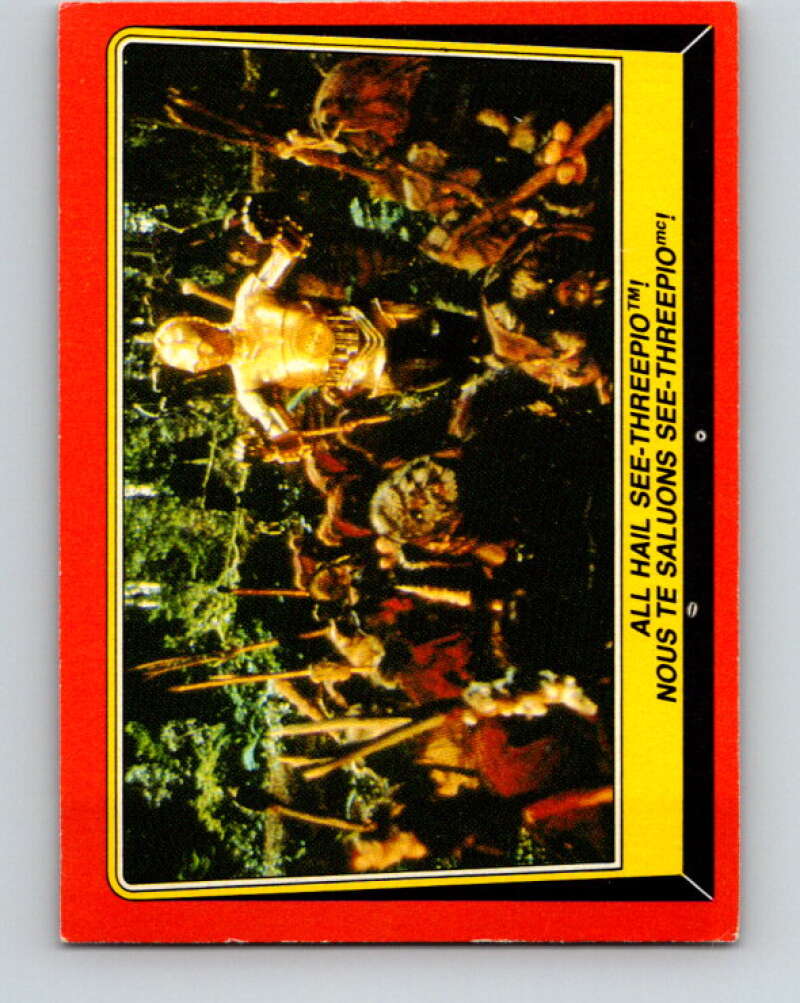 1983 OPC Star Wars Return Of The Jedi #80 All Hail See-Threepio   V42506