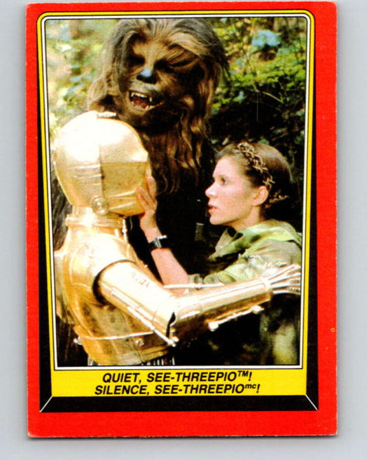 1983 OPC Star Wars Return Of The Jedi #95 Quiet/See-Threepio   V42559