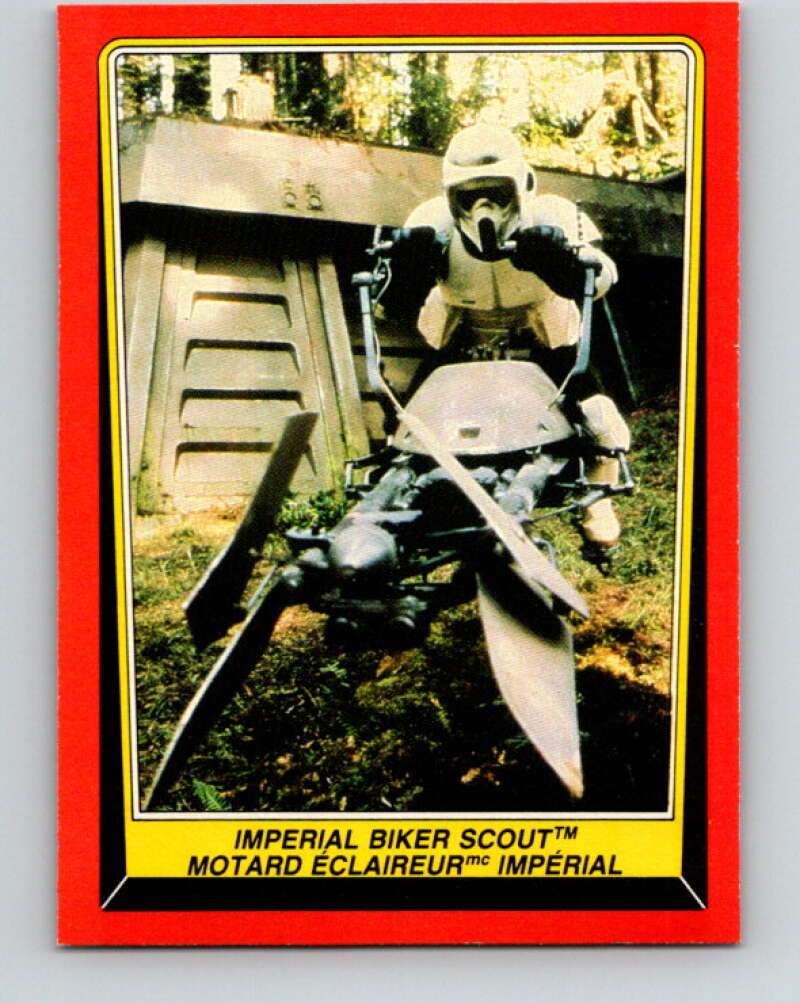 1983 OPC Star Wars Return Of The Jedi #96 Imperial Biker Scout   V42561