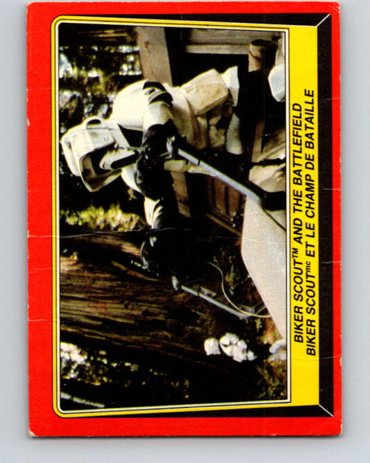 1983 OPC Star Wars Return Of The Jedi #97 Biker Scout and the Battlefield   V42565