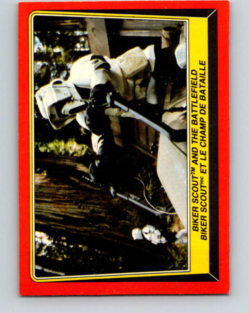 1983 OPC Star Wars Return Of The Jedi #97 Biker Scout and the Battlefield   V42567