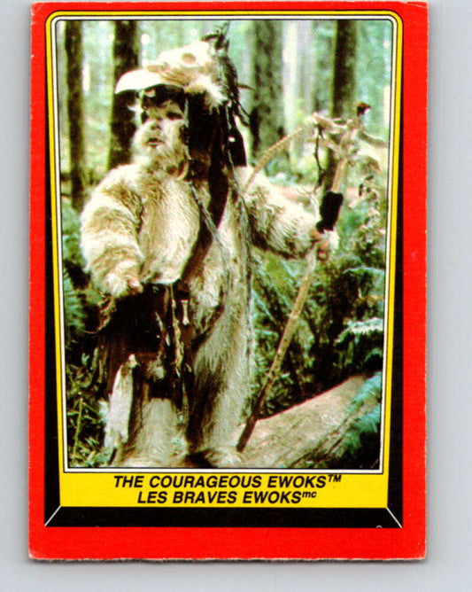 1983 OPC Star Wars Return Of The Jedi #103 The Courageous Ewoks   V42600