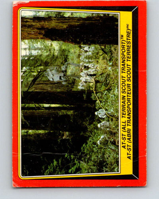 1983 OPC Star Wars Return Of The Jedi #106 AT-ST All Terrain Scout Transport   V42617