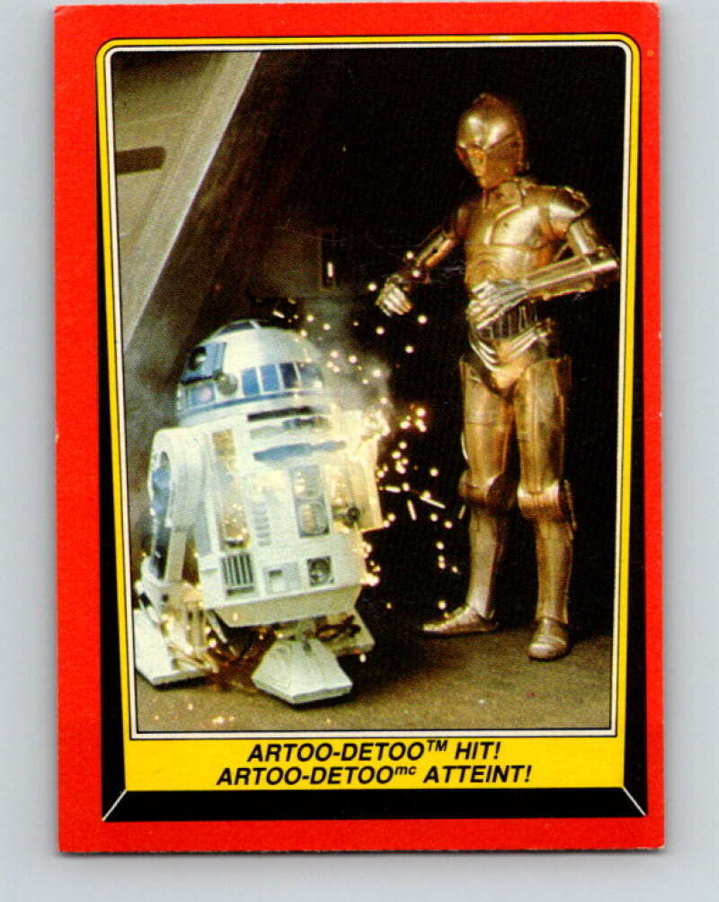 1983 OPC Star Wars Return Of The Jedi #109 Artoo-Detoo Hit   V42626