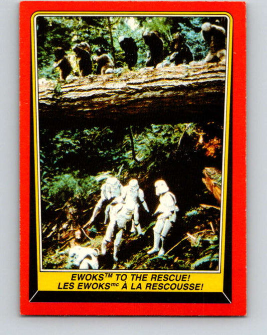 1983 OPC Star Wars Return Of The Jedi #111 Ewoks to the Rescue   V42637