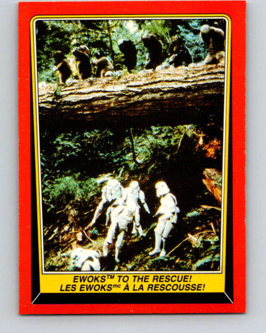 1983 OPC Star Wars Return Of The Jedi #111 Ewoks to the Rescue   V42638