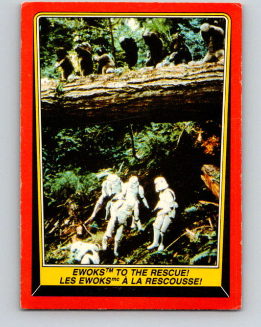 1983 OPC Star Wars Return Of The Jedi #111 Ewoks to the Rescue   V42639
