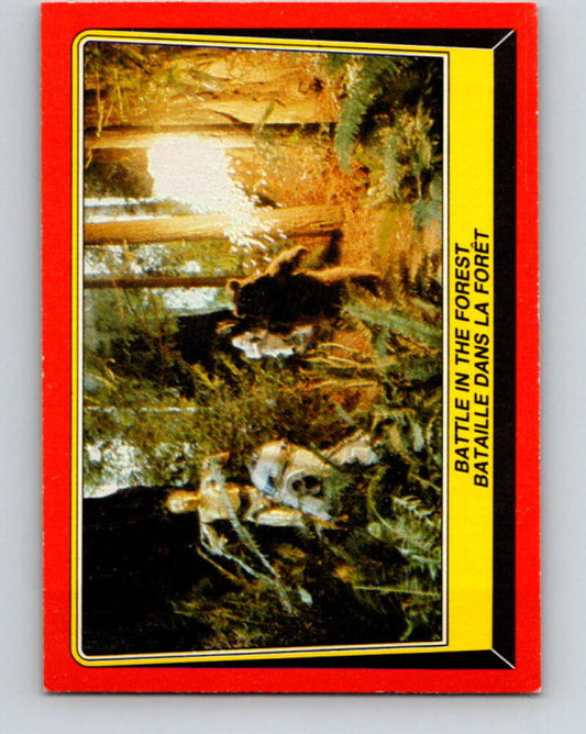 1983 OPC Star Wars Return Of The Jedi #112 Battle in the Forest   V42640