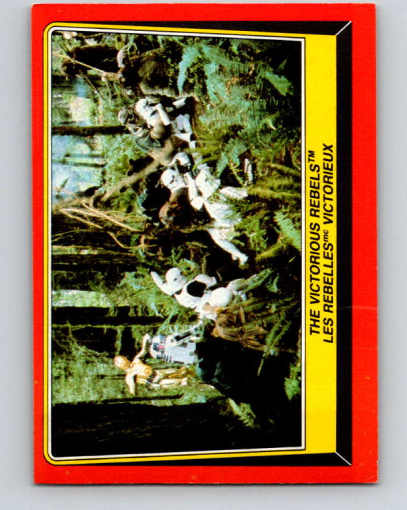 1983 OPC Star Wars Return Of The Jedi #114 The Victorious Rebels   V42648