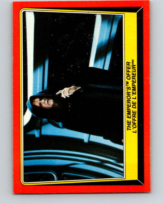 1983 OPC Star Wars Return Of The Jedi #118 The Emperor's Offer   V42667