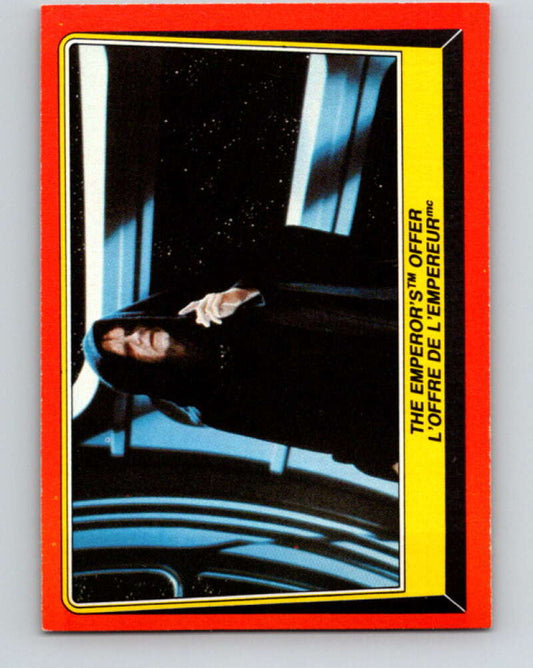 1983 OPC Star Wars Return Of The Jedi #118 The Emperor's Offer   V42668