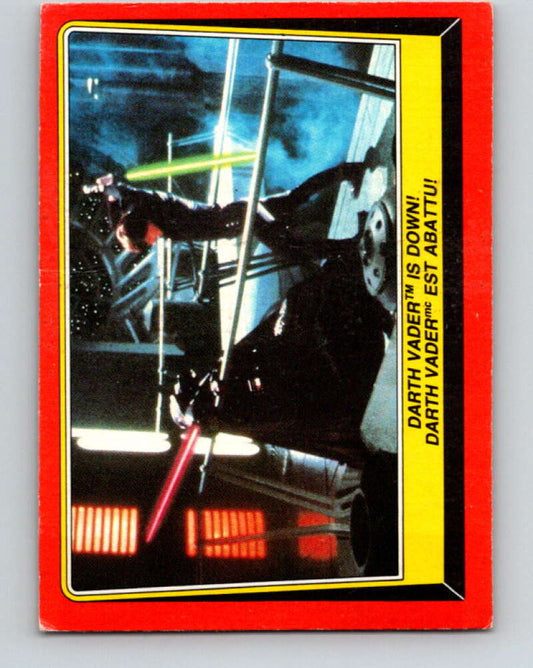 1983 OPC Star Wars Return Of The Jedi #121 Darth Vader Is Down   V42675