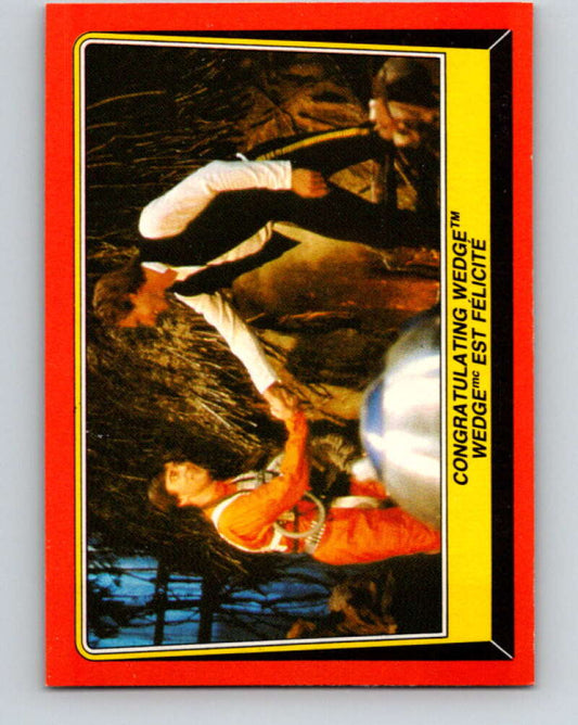 1983 OPC Star Wars Return Of The Jedi #127 Congratulating Wedge   V42704