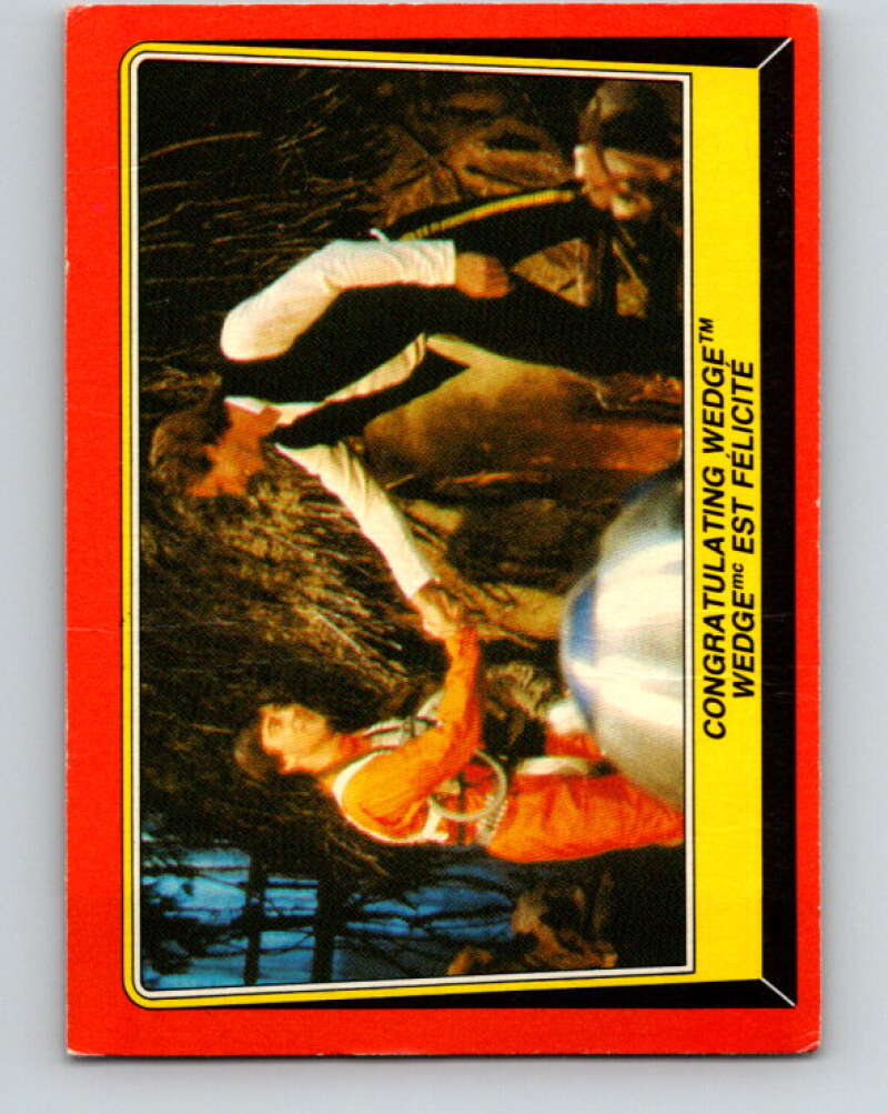 1983 OPC Star Wars Return Of The Jedi #127 Congratulating Wedge   V42708