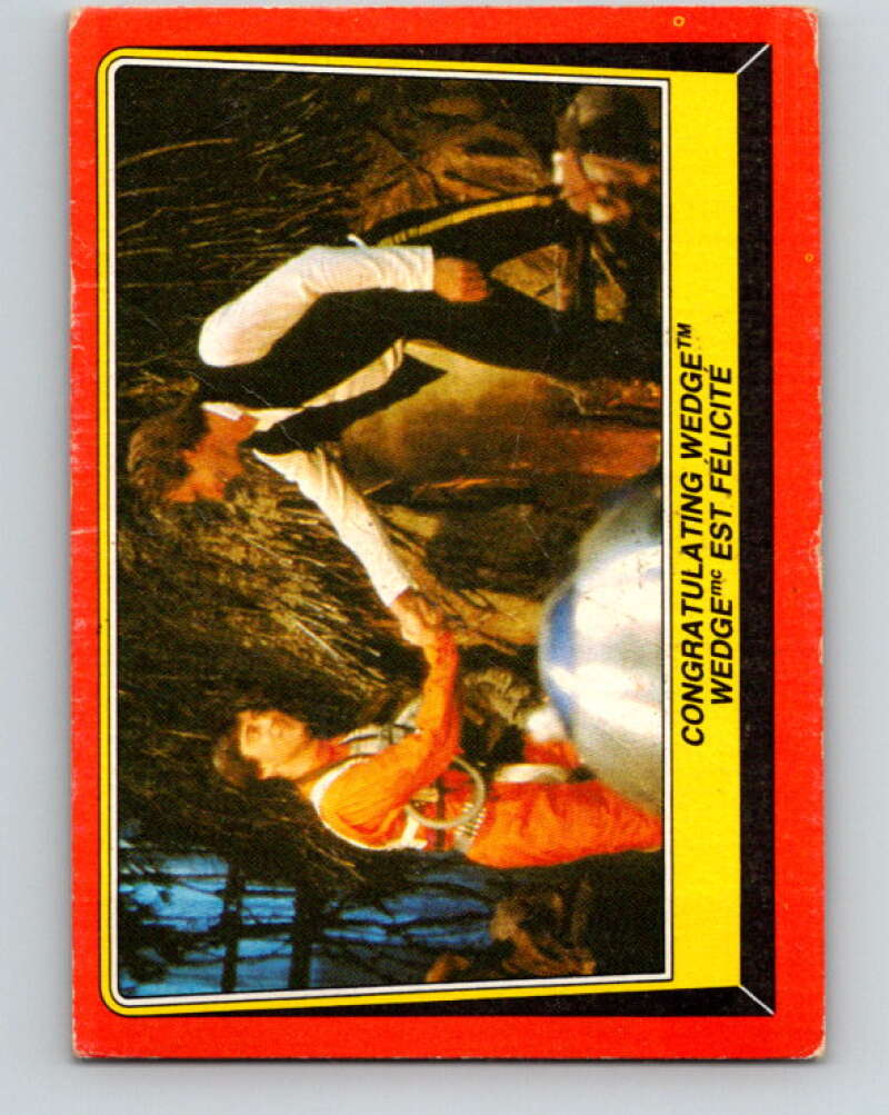 1983 OPC Star Wars Return Of The Jedi #127 Congratulating Wedge   V42711