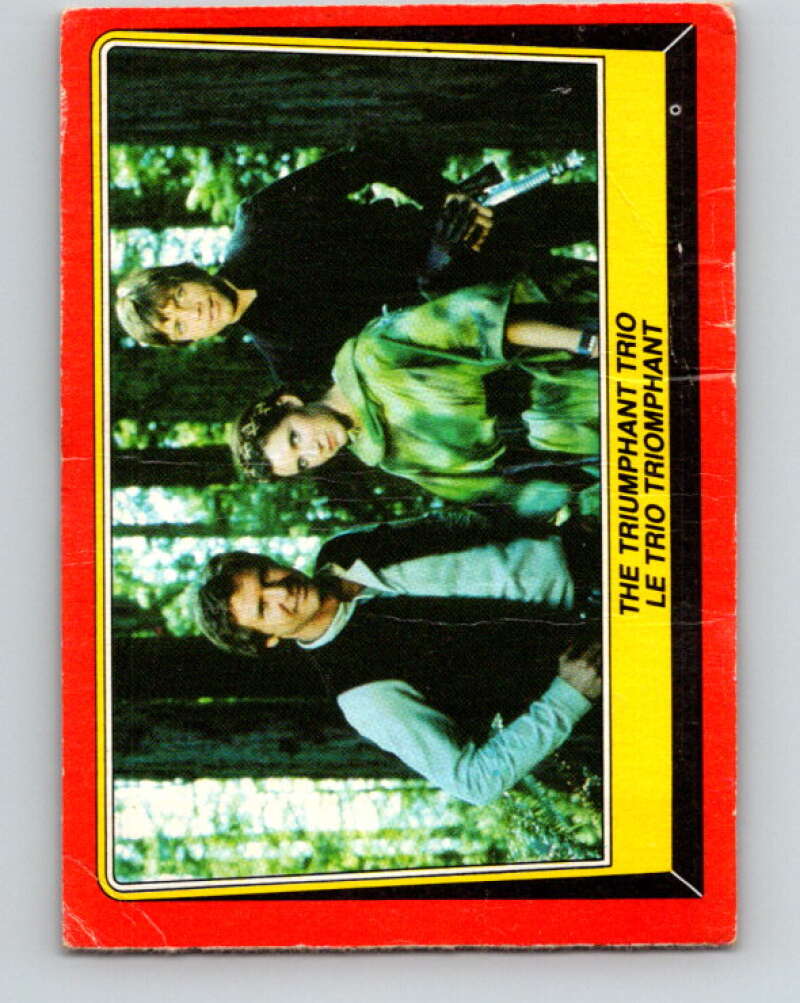 1983 OPC Star Wars Return Of The Jedi #128 The Triumphant Trio   V42713