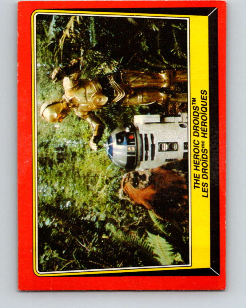 1983 OPC Star Wars Return Of The Jedi #129 The Heroic Droids   V42716