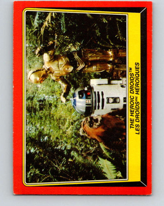 1983 OPC Star Wars Return Of The Jedi #129 The Heroic Droids   V42717