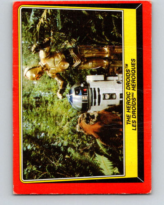 1983 OPC Star Wars Return Of The Jedi #129 The Heroic Droids   V42719