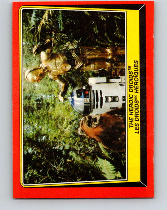 1983 OPC Star Wars Return Of The Jedi #129 The Heroic Droids   V42720
