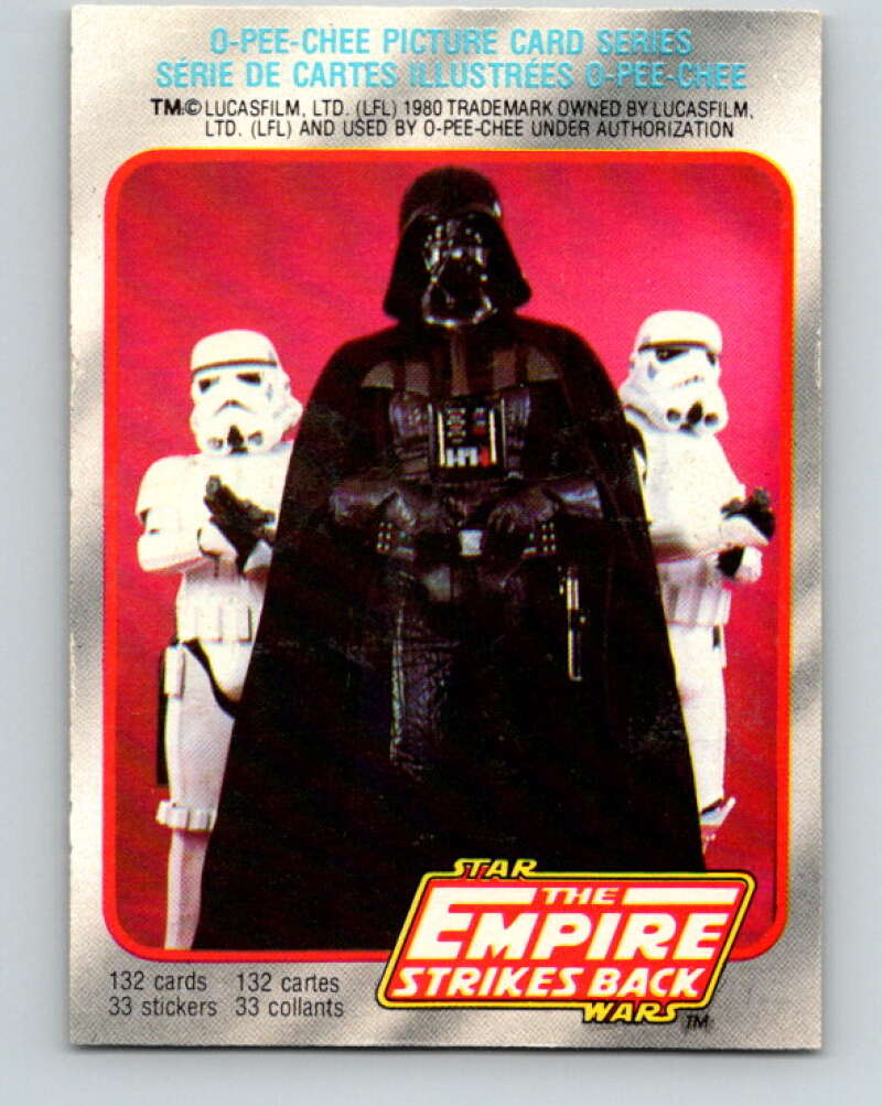 1980 OPC The Empire Strikes Back #1 Introduction   V42739