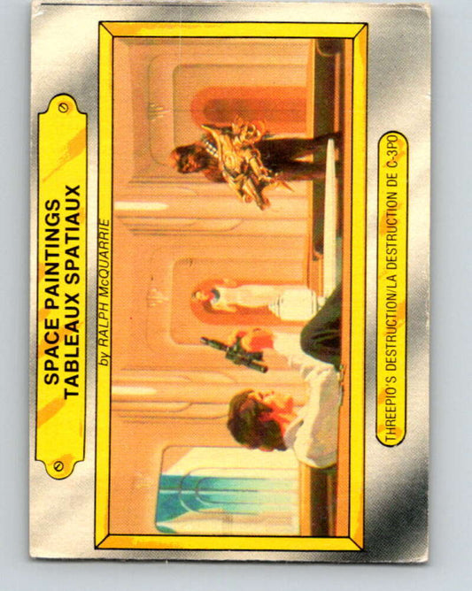 1980 OPC The Empire Strikes Back #126 Threepio's Destruction   V43136