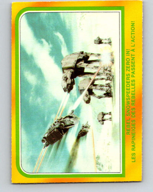 1980 OPC The Empire Strikes Back #327 Rebel Snowspeeders Zero In!   V43258