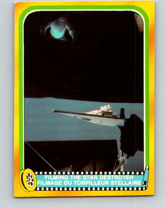 1980 OPC The Empire Strikes Back #348 Filming the Star Destroyer   V43296