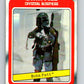 1980 Topps The Empire Strikes Back #11 Boba Fett   V43323