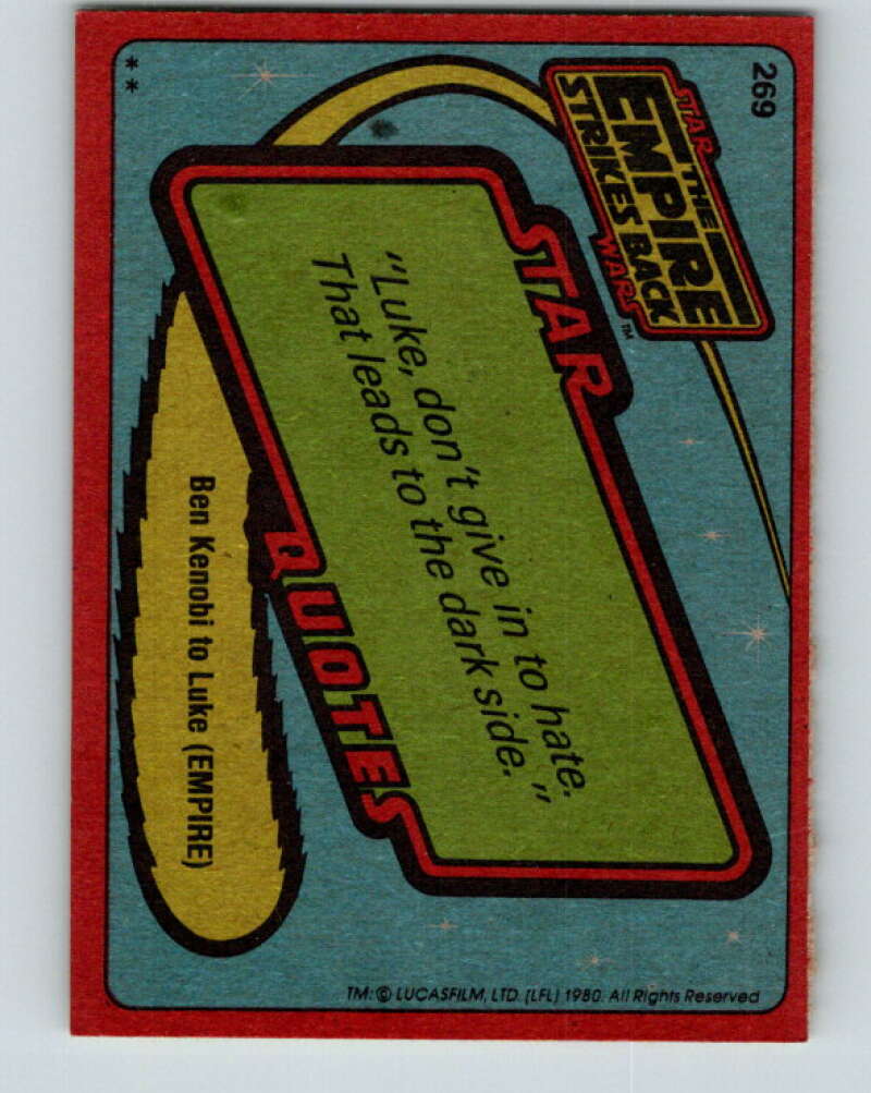 1980 Topps The Empire Strikes Back #269 C-3PO   V43607