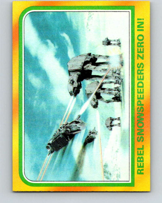 1980 Topps The Empire Strikes Back #327 Rebel Snowspeeders Zero In!   V43937