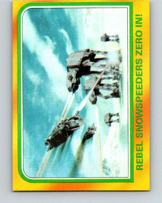 1980 Topps The Empire Strikes Back #327 Rebel Snowspeeders Zero In!   V43938