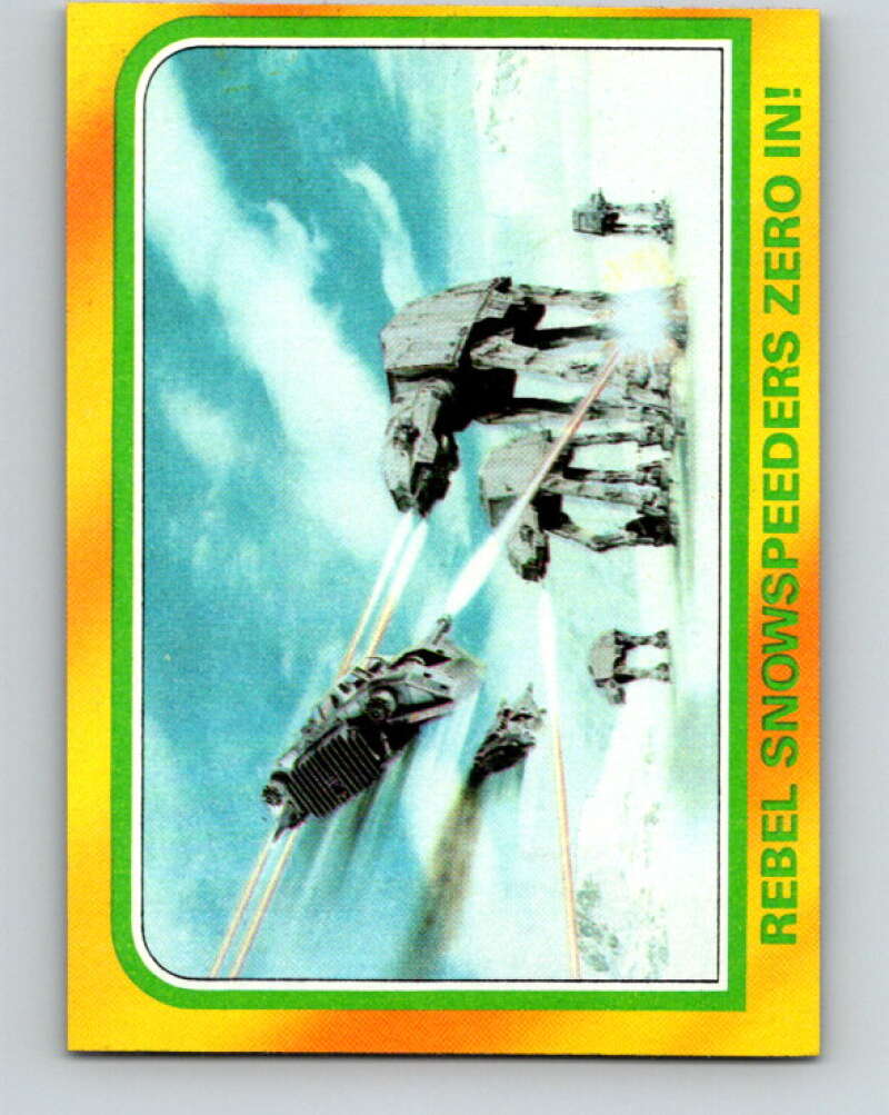 1980 Topps The Empire Strikes Back #327 Rebel Snowspeeders Zero In!   V43940