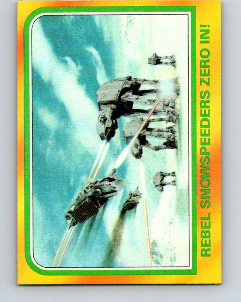 1980 Topps The Empire Strikes Back #327 Rebel Snowspeeders Zero In!   V43942