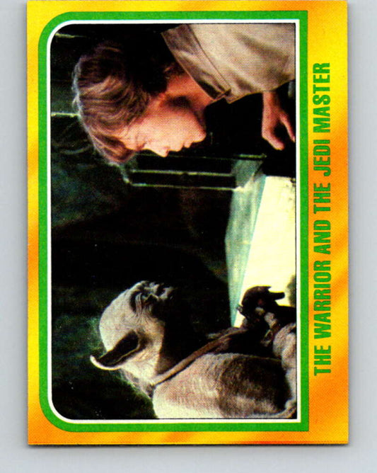 1980 Topps The Empire Strikes Back #332 The Warrior and the Jedi Master   V43962