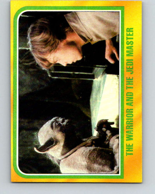 1980 Topps The Empire Strikes Back #332 The Warrior and the Jedi Master   V43965
