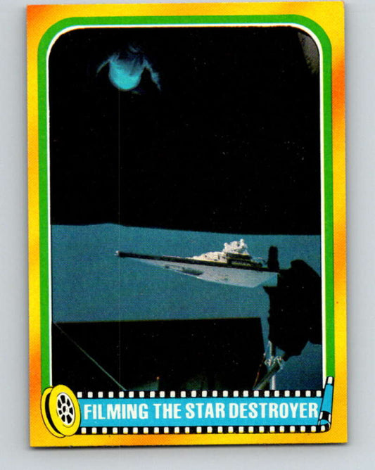 1980 Topps The Empire Strikes Back #348 Filming the Star Destroyer   V44048