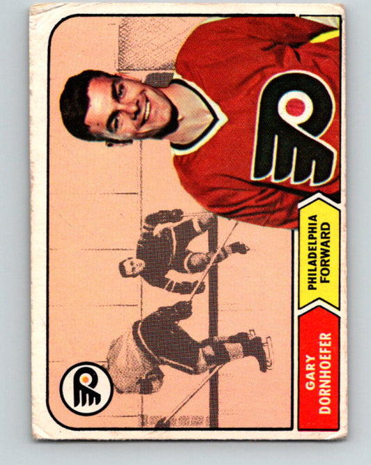 1968-69 Topps #94 Gary Dornhoefer Philadelphia Flyers V44104