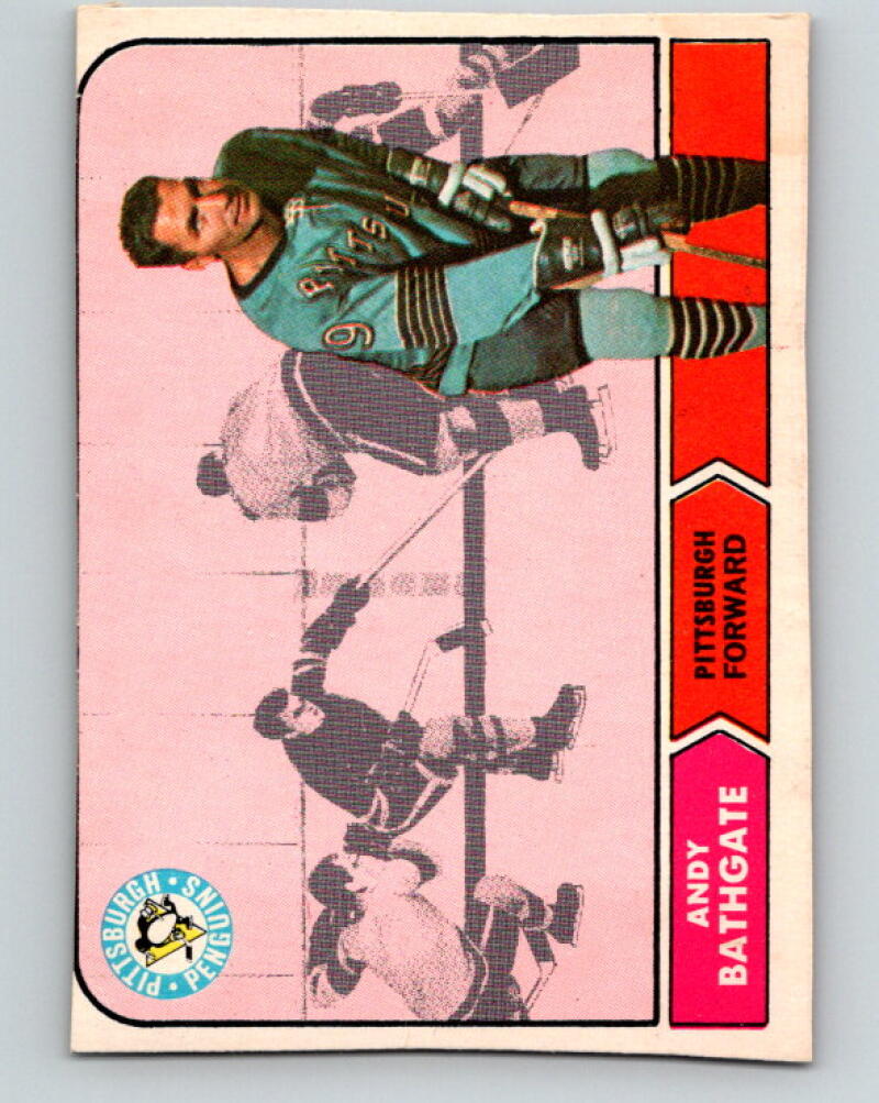 1968-69 Topps #104 Andy Bathgate Pittsburgh Penguins V44105