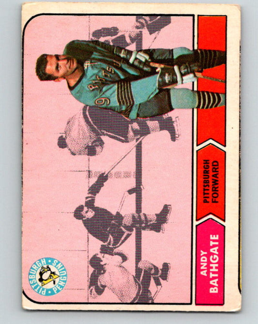 1968-69 Topps #104 Andy Bathgate Pittsburgh Penguins V44106