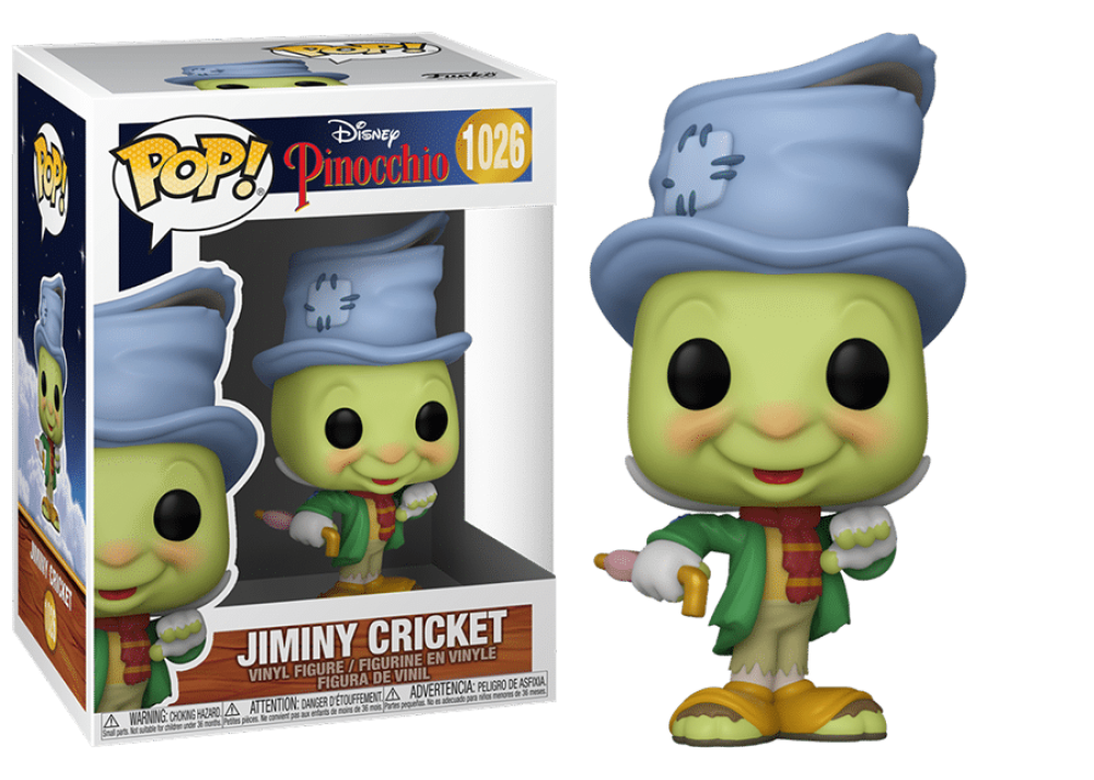 Funko Pop - 1026 Disney Pinocchio  - Jiminy Cricket Vinyl Figure  Image 1
