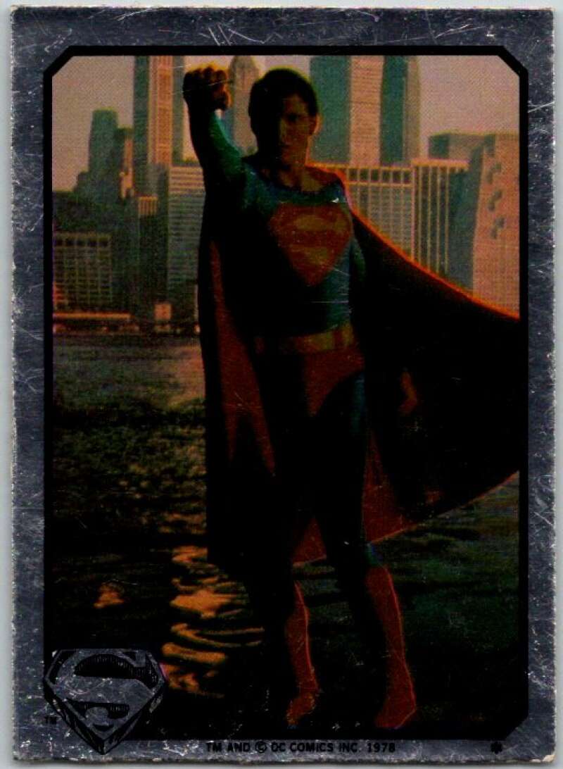 1978 Topps Superman Foil Stickers #FS-2 Fist Forward   V44133